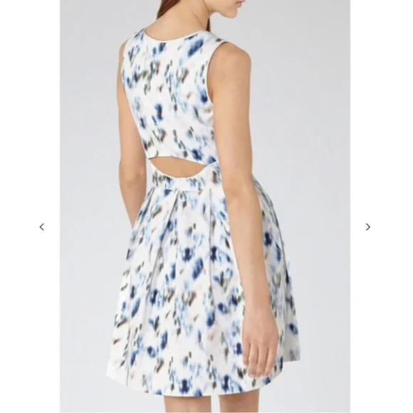 Reiss | Dresses | Reiss Anabella Cut Out Back Fit Flare Dress | Poshmark